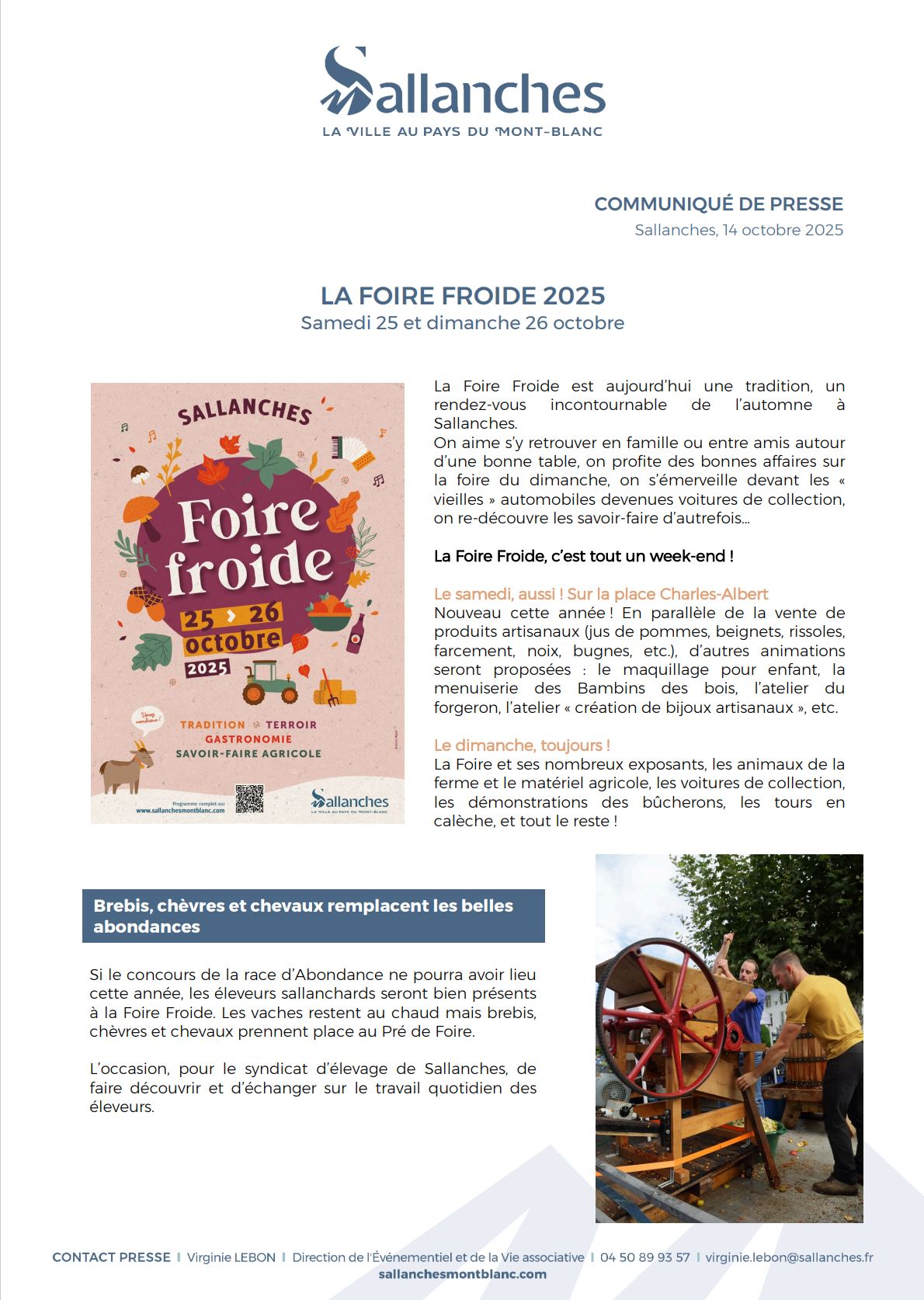 FOIRE FROIDE 2025