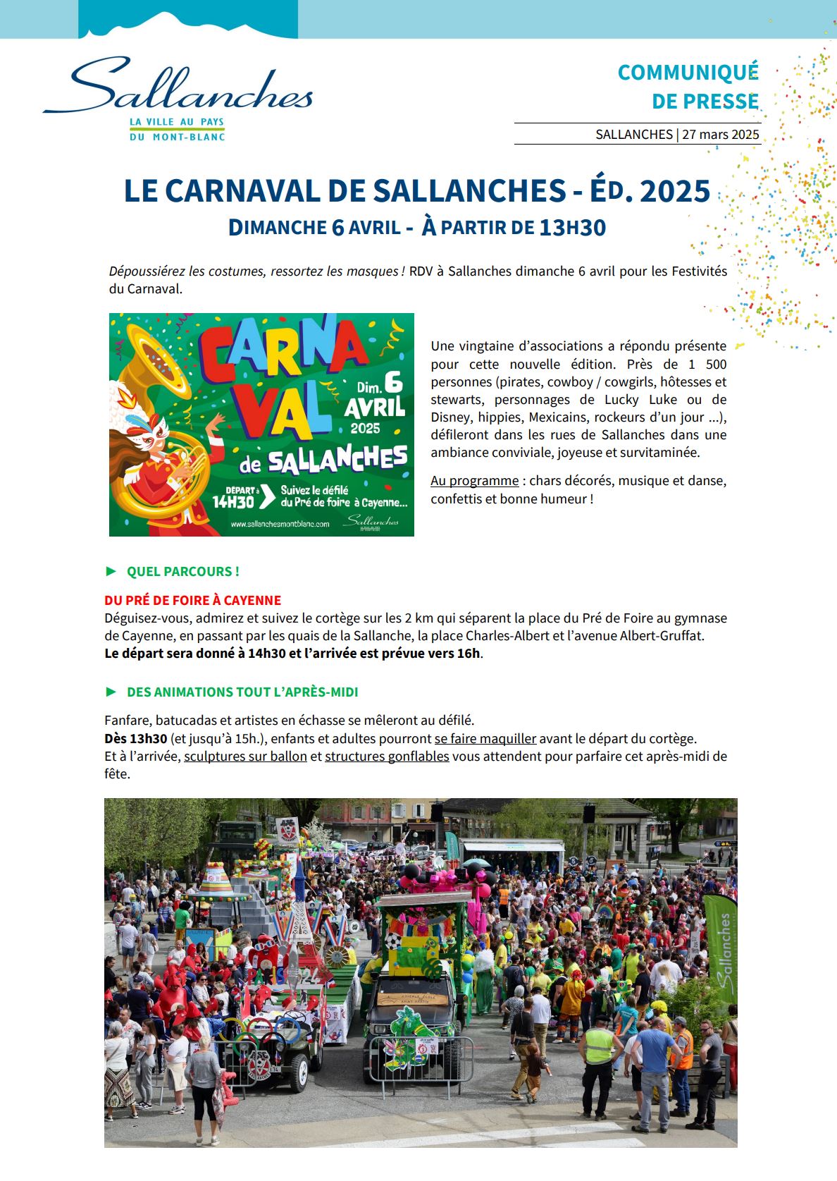 CARNAVAL DE SALLANCHES 2025