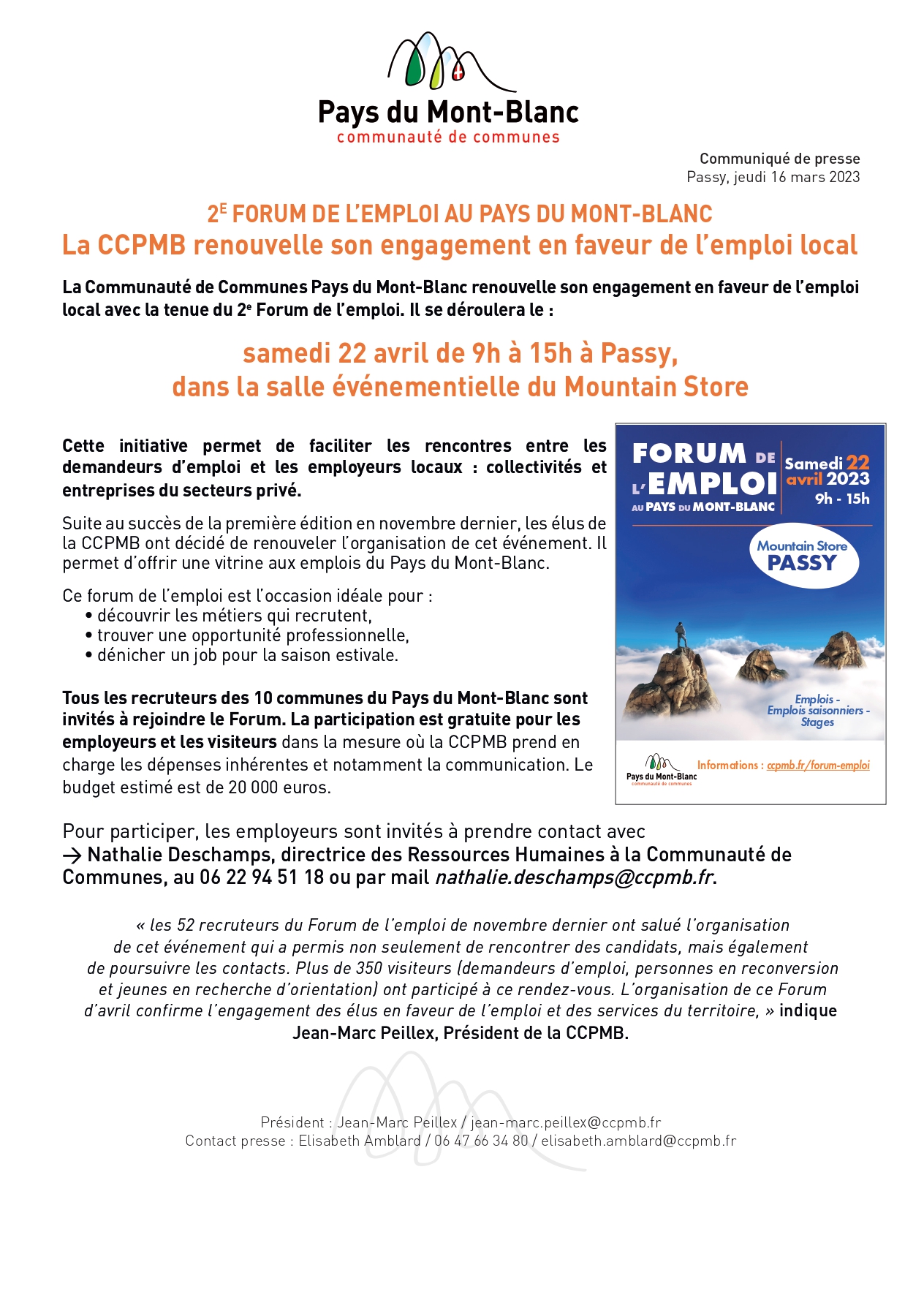 2ème forum de l'emploi