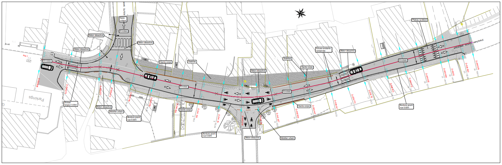 Travaux - bourg de Saint-Martin 