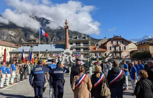 En images - Cérémonie commémorative de l’armistice du 11 novembre 1918